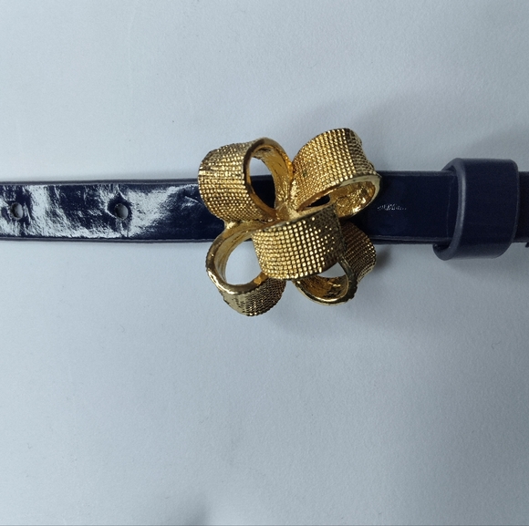 Lilly Pulitzer Skinny Blue Critter Belt Size XS/S - Picture 2 of 11